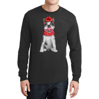 Bulldog Pitbull Bulldog Christmas Pajama Design Christmas Dog Santa Long Sleeve Shirts | Artistshot