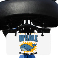 I'm A Whale In A Human Costume Sea Life Marine Biologist T Shirt Bicycle License Plate | Artistshot