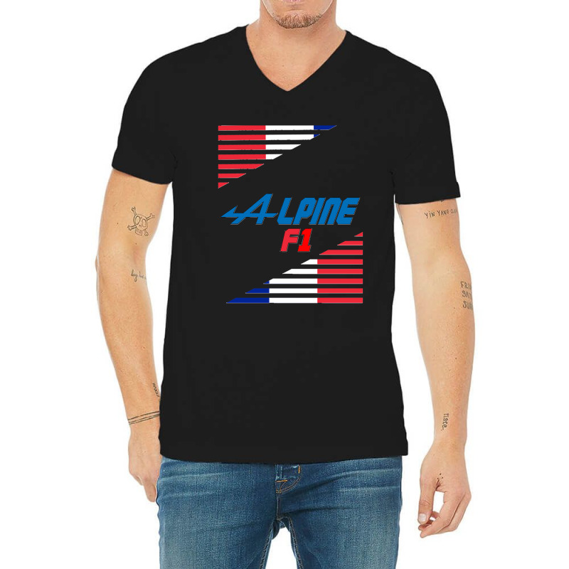 Alpine F1 S V-Neck Tee by Evelyn D Adkins | Artistshot