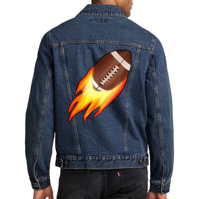 American Football Men Denim Jacket by Evelyn D Adkins | Artistshot