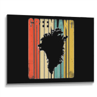 Vintage Greenland Metal Print Horizontal | Artistshot