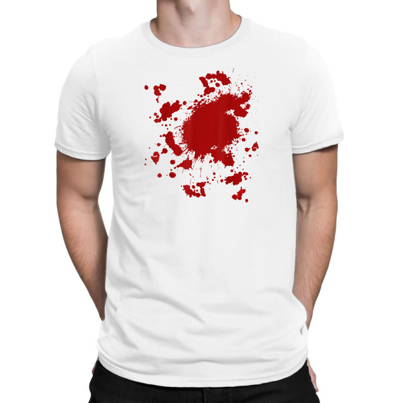 Blood Splatter Costume Gag Fancy Dress Scary Halloween T-Shirt by Evelyn D Adkins | Artistshot