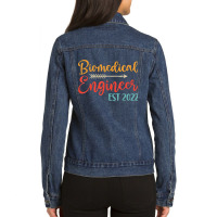 Biomedical Engineer Es2022 Engineering Retro Ladies Denim Jacket | Artistshot