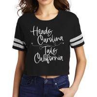 Vintage Heads Carolina Tail California Summer Beach Paradise Scorecard Crop Tee | Artistshot