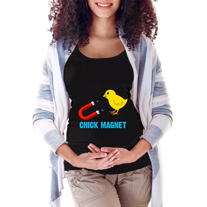 Chick Magnet Maternity Scoop Neck T-shirt by JeremyHurley | Artistshot