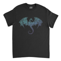 Dragon Word Art Dungeon Crawler Rpg Dm Gaming Classic T-shirt | Artistshot