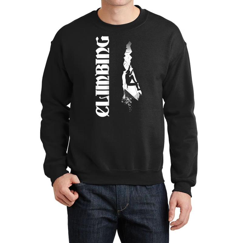 Climbing Silhouette Bouldering Mountaineering T Shirt Crewneck Sweatshirt | Artistshot