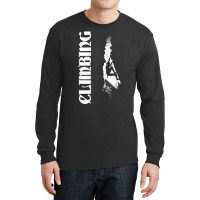 Climbing Silhouette Bouldering Mountaineering T Shirt Long Sleeve Shirts | Artistshot