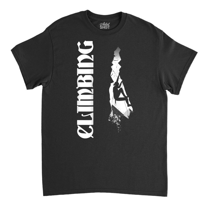 Climbing Silhouette Bouldering Mountaineering T Shirt Classic T-shirt | Artistshot