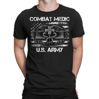 Vintage Army Combat Medic Veteran Gift For Us Army Veteran T-shirt | Artistshot