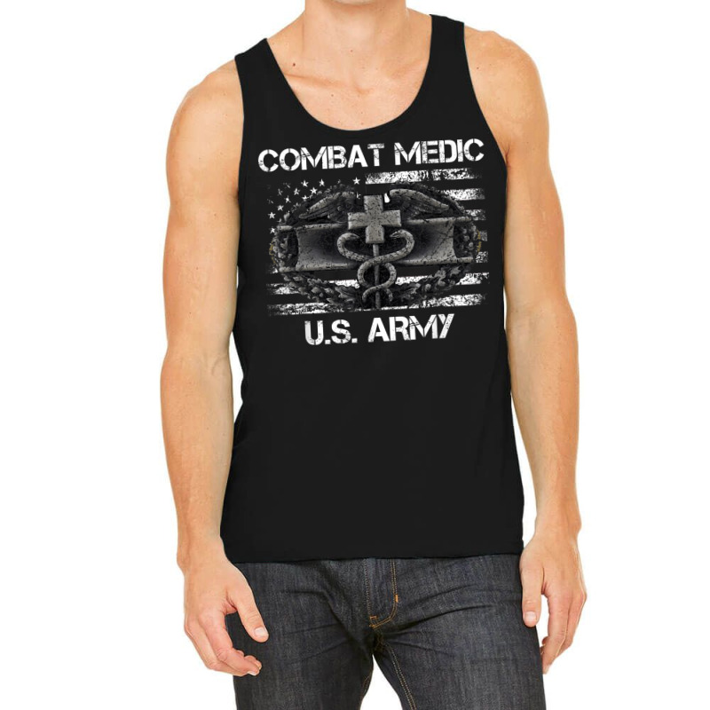 Vintage Army Combat Medic Veteran Gift For Us Army Veteran Tank Top by FionaMciver | Artistshot