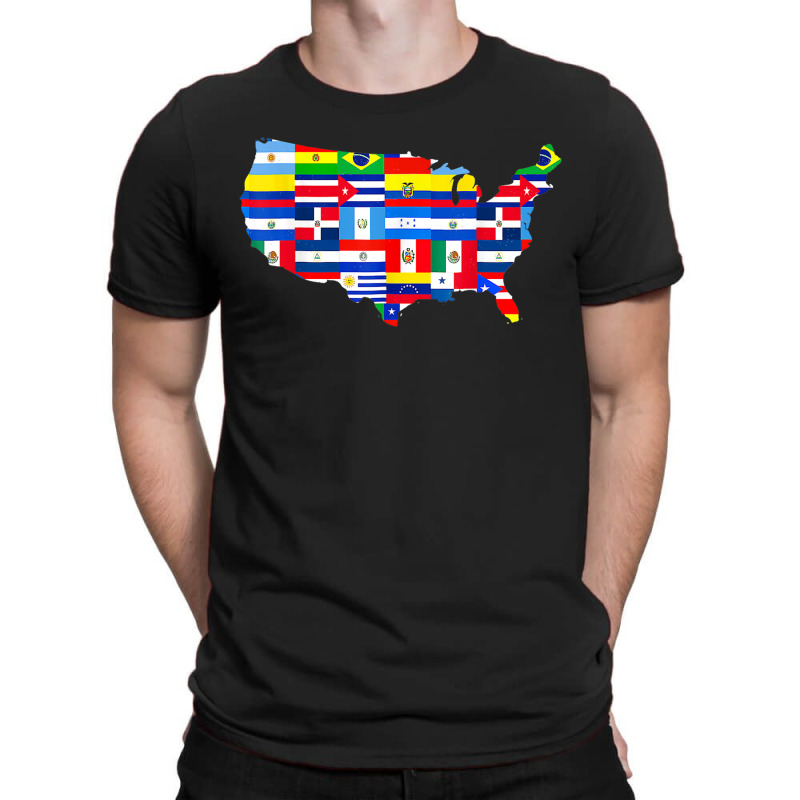 Hispanic Heritage Month American Latino Flags Hispanic T-shirt | Artistshot