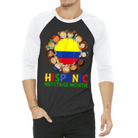 Hispanic Heritage Month Colombia Kids Boys Girls 3/4 Sleeve Shirt | Artistshot