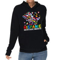 Hispanic Heritage Month Dinosaur Kid Boy Girl Toddler Latino Lightweight Hoodie | Artistshot