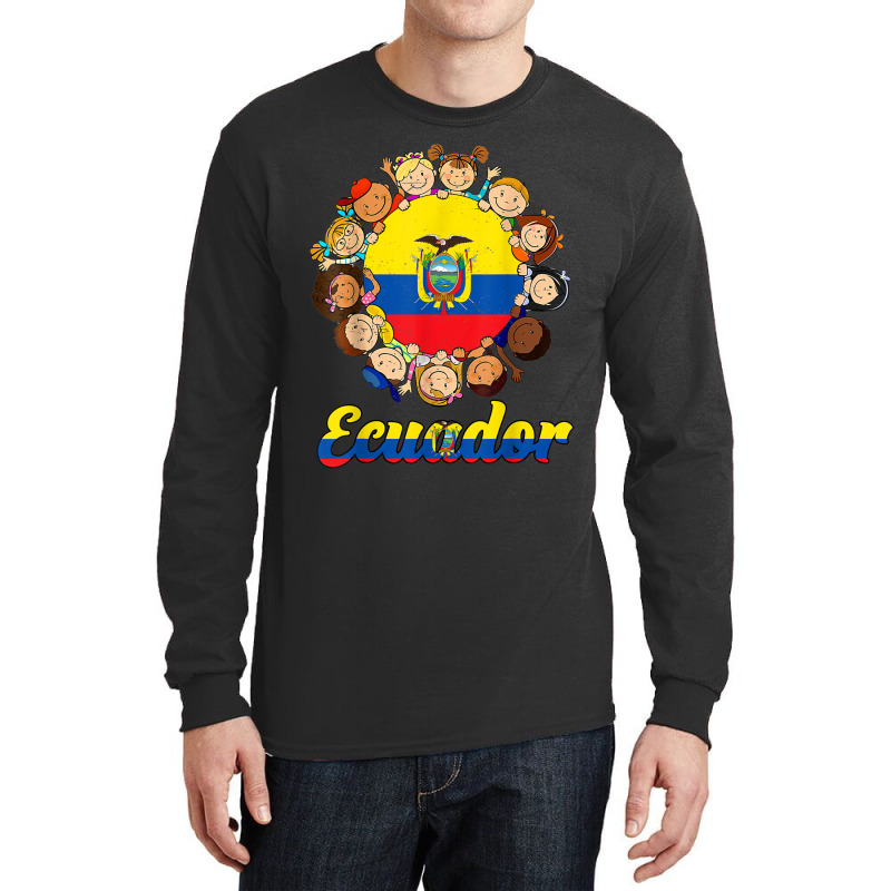 Hispanic Heritage Month Ecuador Flag Gift For Kids Toddler Long Sleeve Shirts | Artistshot