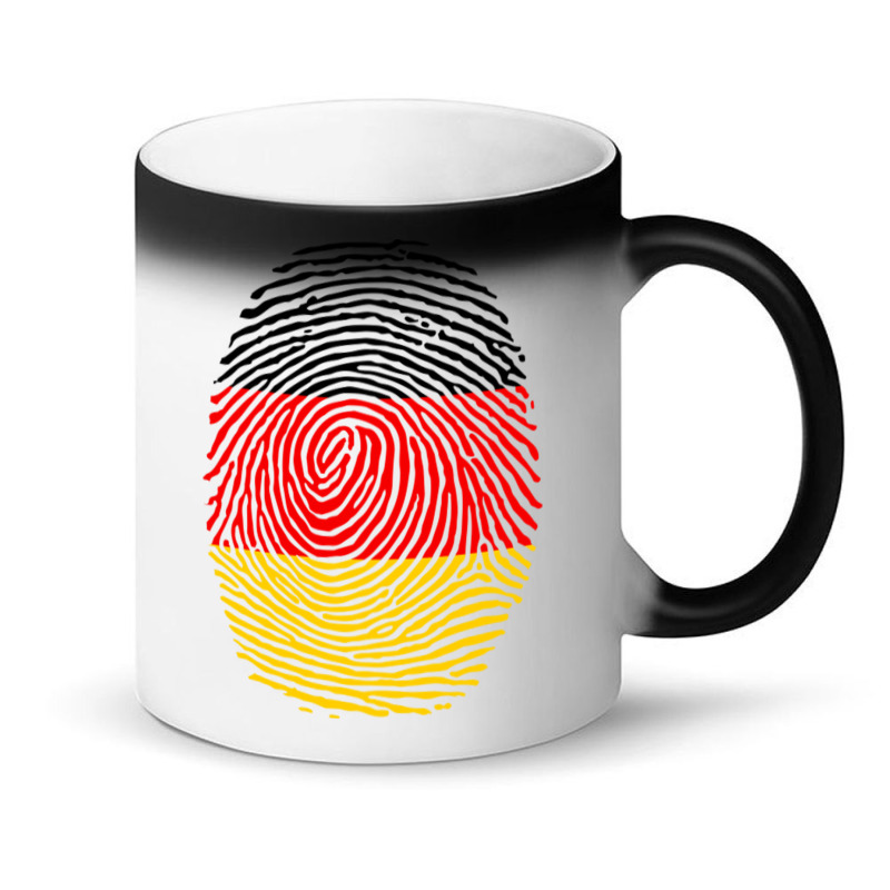 German Fingerprint Germany Flag Deutsche Dna Cute Patriotic Magic Mug by TresaHollen | Artistshot