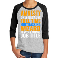 Amnesty Swagazon Associate Amnesty Not An Official Job Title Premium T Youth 3/4 Sleeve | Artistshot