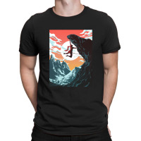 Climbing Girl Vector Art T-shirt | Artistshot