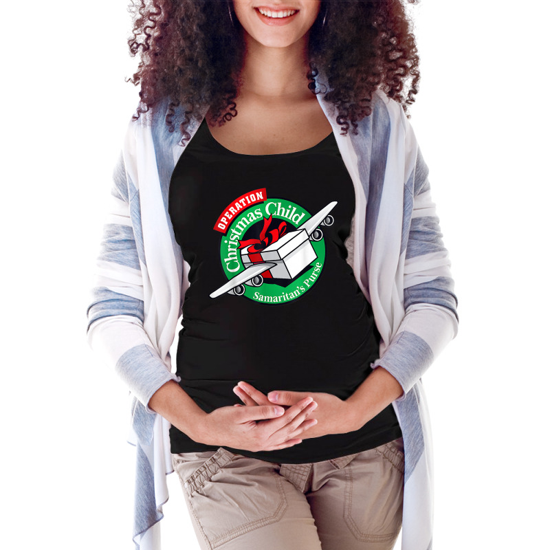 Samaritan's Purse Operation Christmas Child Funny T Shirt Maternity Scoop Neck T-shirt by haitequila | Artistshot