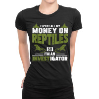 Investigator Repeat Funny Herpetologist Reptiles T Shirt Ladies Fitted T-shirt | Artistshot