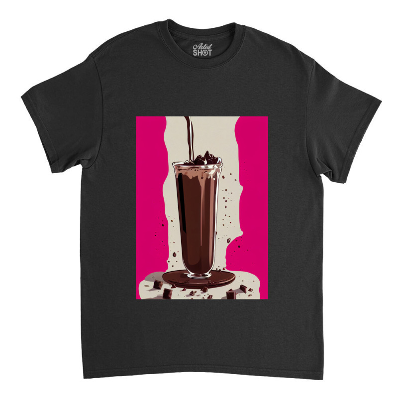 Chocolate Milkshake 1 Classic T-shirt by RommelRRaj | Artistshot