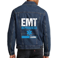 Emergency Medical Technician School Graduate Emt Student Pullover Hood Men Denim Jacket | Artistshot