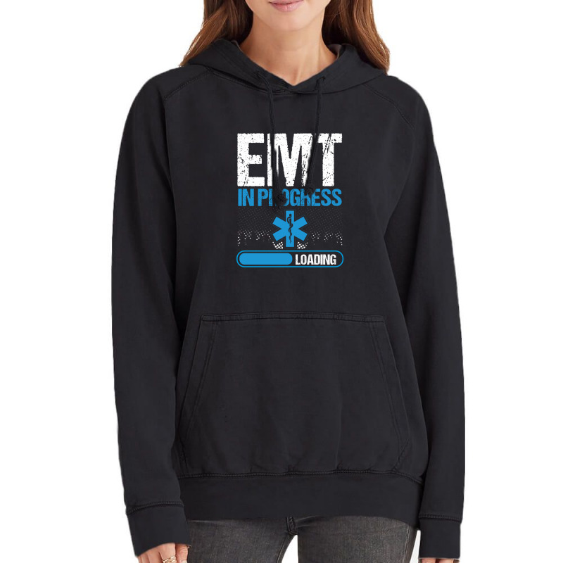 Emergency Medical Technician School Graduate Emt Student Pullover Hood Vintage Hoodie | Artistshot