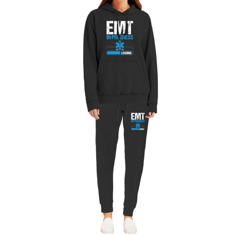 Emergency Medical Technician School Graduate Emt Student Pullover Hood Hoodie & Jogger Set | Artistshot