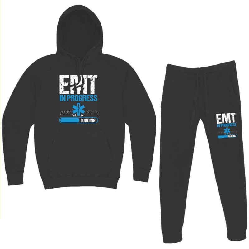 Emergency Medical Technician School Graduate Emt Student Pullover Hood Hoodie & Jogger Set | Artistshot