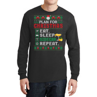 Plan For Christmas Eat Sleep Sidecar Repeat Cocktail T Shirt Long Sleeve Shirts | Artistshot