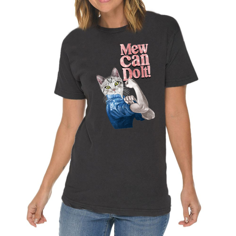 We Can Do It Mew Can Do It! Vintage T-shirt | Artistshot