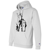 Banksy Searching A Soldier Champion Hoodie | Artistshot