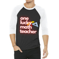 One Lucky Match Teacher  Premium 3/4 Sleeve Shirt | Artistshot