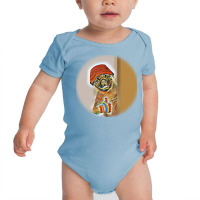 Dog And Cat Together. Dog Hughome. Friendship Baby Bodysuit | Artistshot