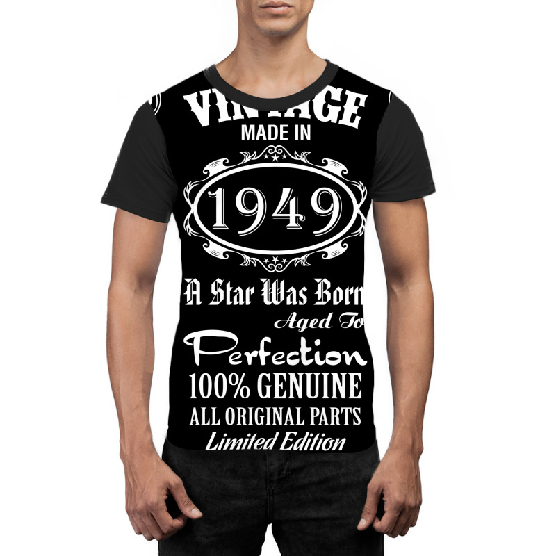 Premium Vintage Made In 1949 Graphic T-shirt | Artistshot