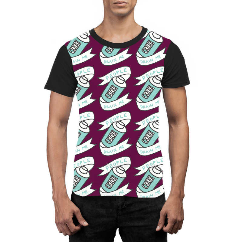 People Drain Me Graphic T-shirt | Artistshot