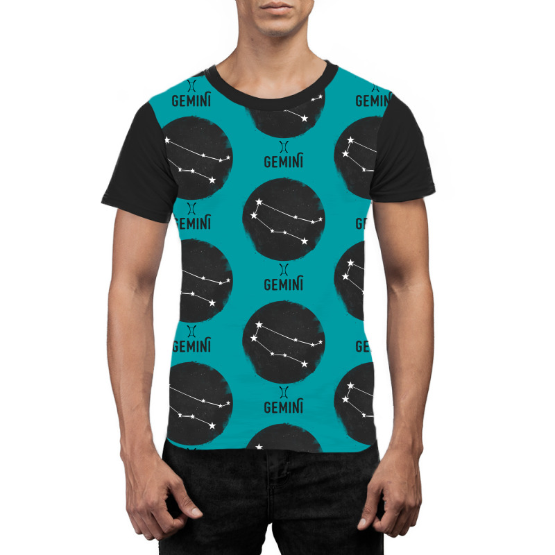 Minimal Gemini Zodiac Sign Graphic T-shirt | Artistshot