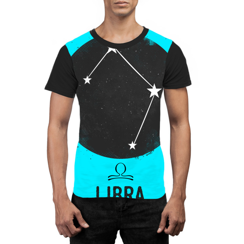 Minimal Libra Zodiac Sign Graphic T-shirt | Artistshot