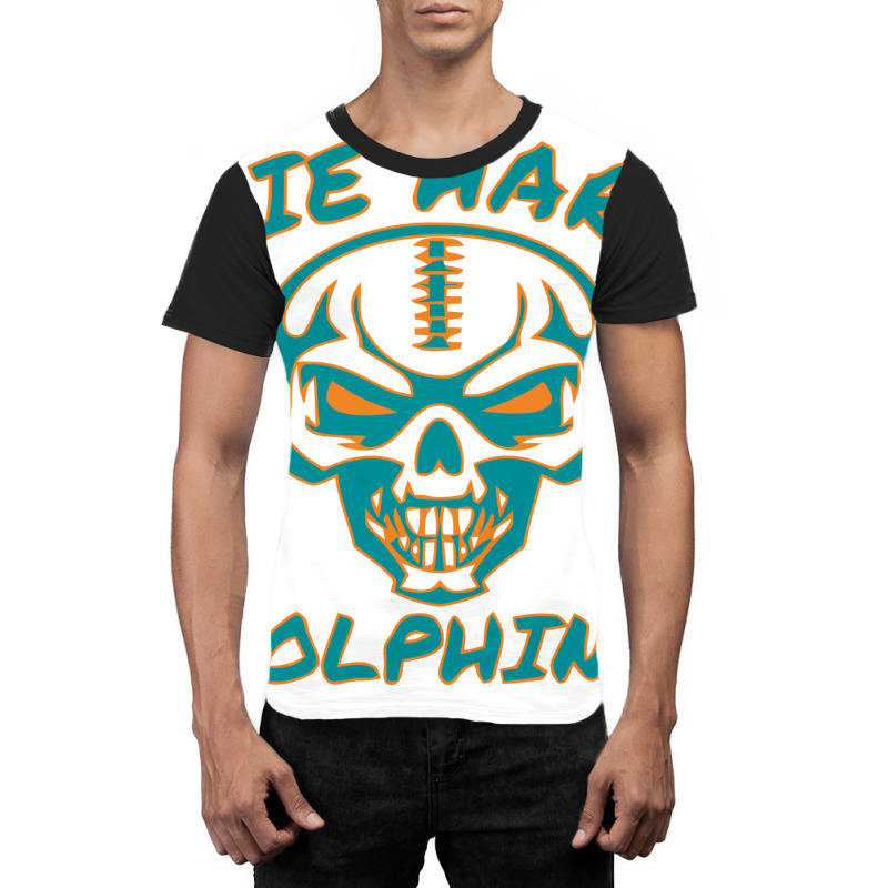 Die Hard Dolphins Graphic T-shirt | Artistshot