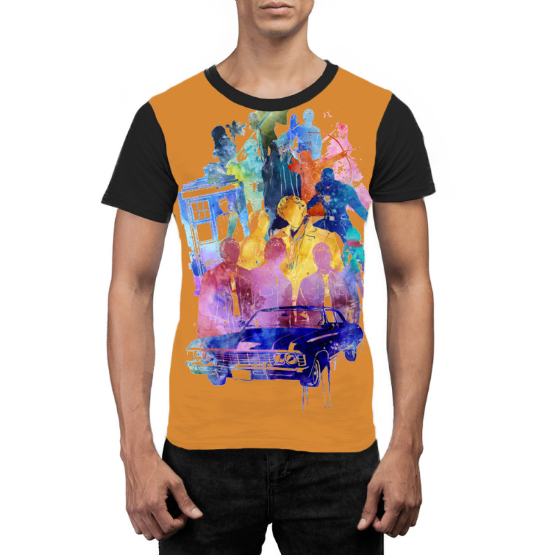 Super Fandom Collage Graphic T-shirt | Artistshot