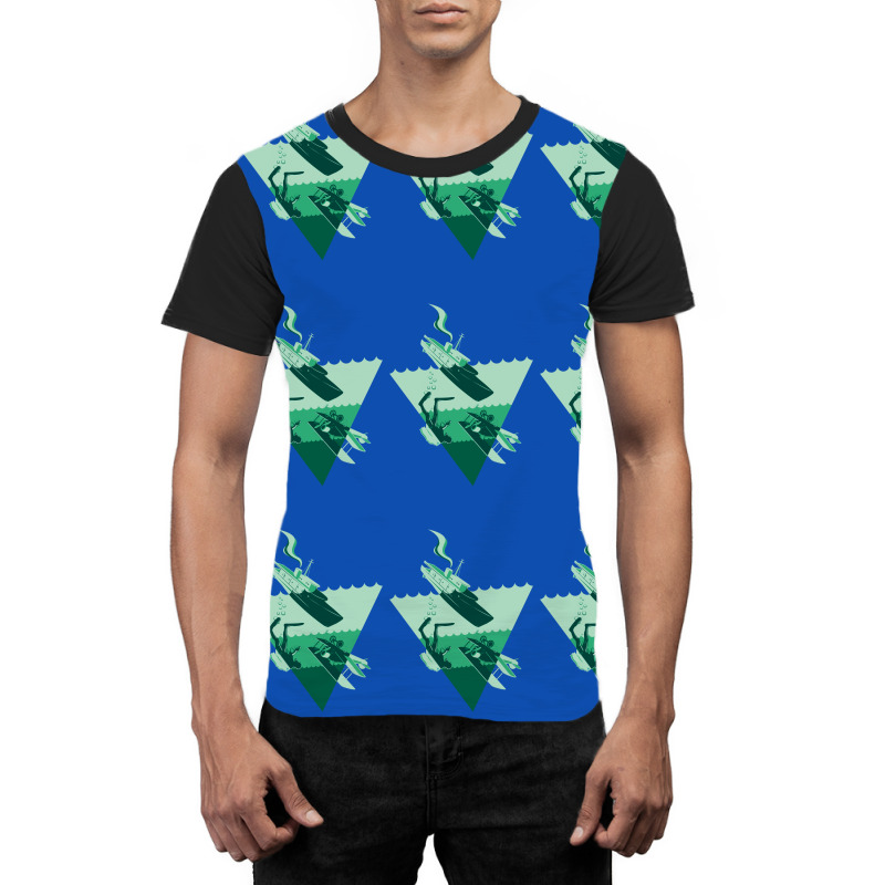 Bermuda Triangle Graphic T-shirt by DitreamX | Artistshot