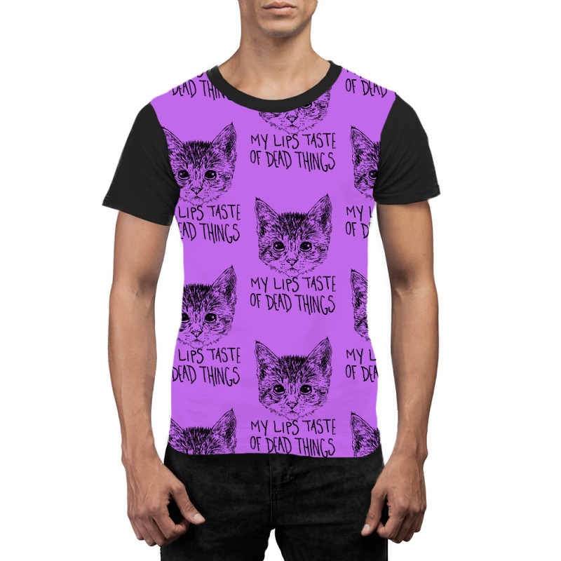 Morbid Kitten Graphic T-shirt by Specstore | Artistshot