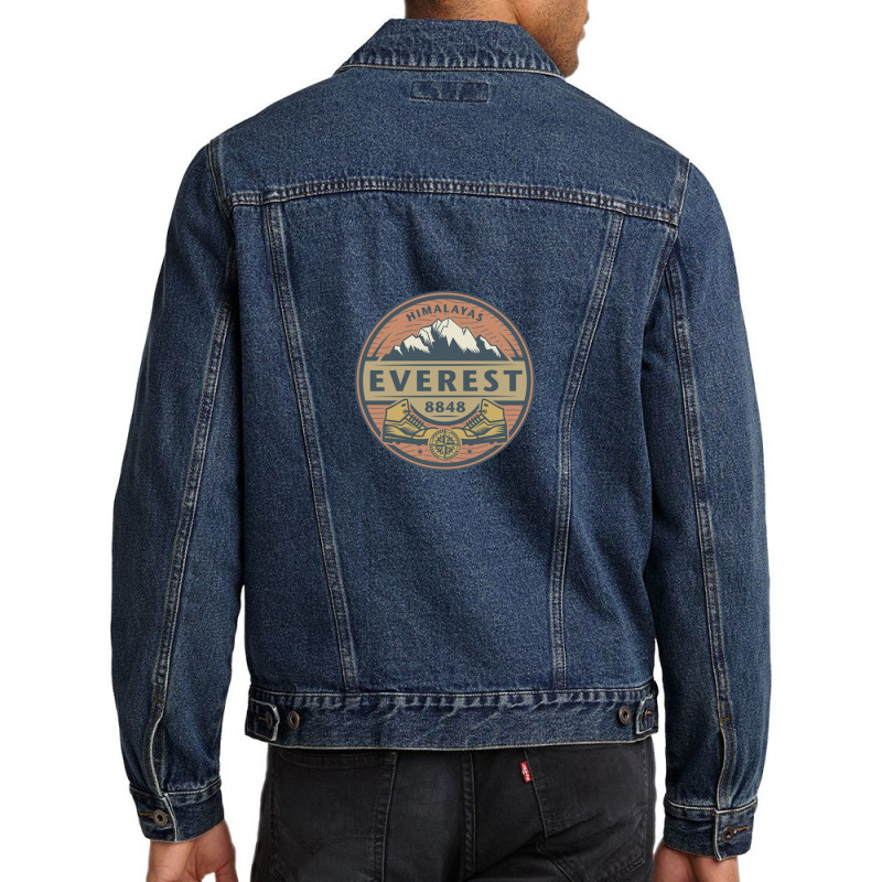 Everest Men Denim Jacket by AmyRall | Artistshot