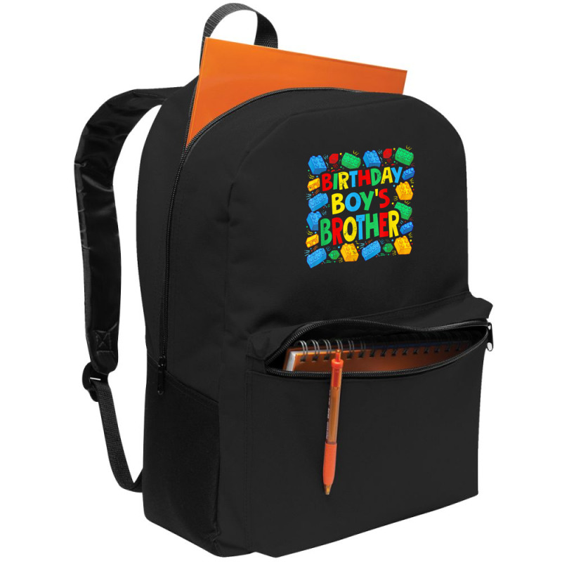 Birthday Brick Builder Funny Blocks Master Builder Brother T Shirt Backpack | Artistshot