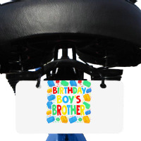 Birthday Brick Builder Funny Blocks Master Builder Brother T Shirt Bicycle License Plate | Artistshot