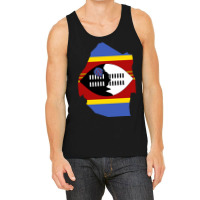 Flag Map Of Eswatini Tank Top | Artistshot