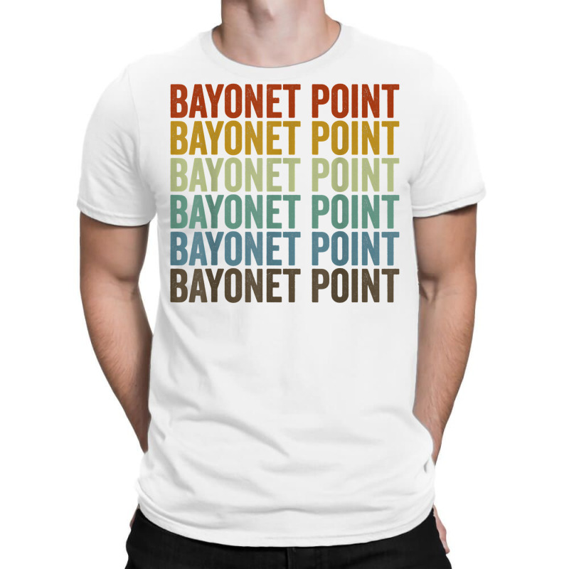 Bayonet Point City Retro T Shirt T-shirt | Artistshot