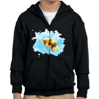 Bumble Bee Youth Zipper Hoodie | Artistshot