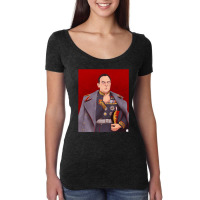 Jason Isaacs As Marshal Zhukov In The Death Of Stalin Women's Triblend Scoop T-shirt | Artistshot