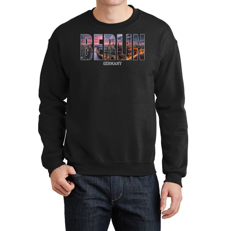 Berlin State Germany Vacation Berlin City Vintage Effect T Shirt Crewneck Sweatshirt | Artistshot